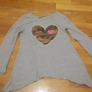 (3/15) Gray/ Camo Kids Tee